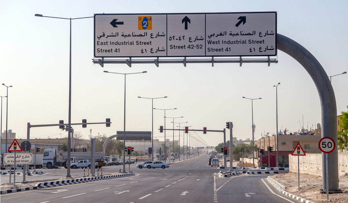 About 40km Doha Industrial Area road network opens to traffic